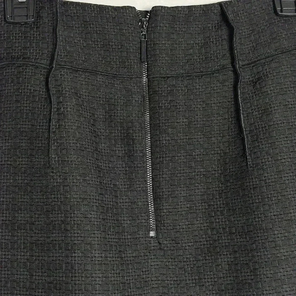 MARIO SERRANI Italy Classic Black Knit Lined Skirt w/ Pockets and Zipper Size 8 - Picture 7 of 14